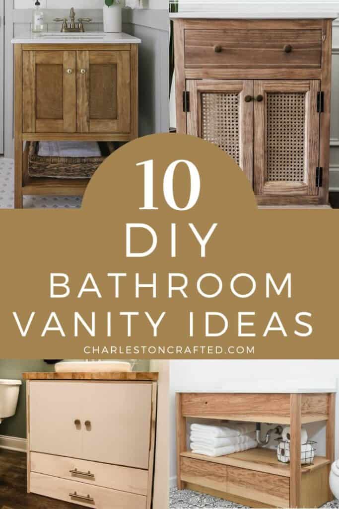 DIY Open Shelf Vanity With Free Plans