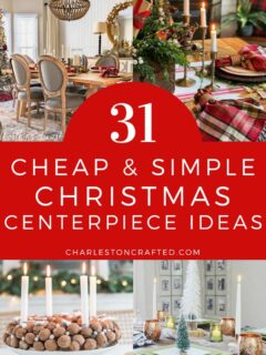 31 cheap and simple christmas centerpiece ideas