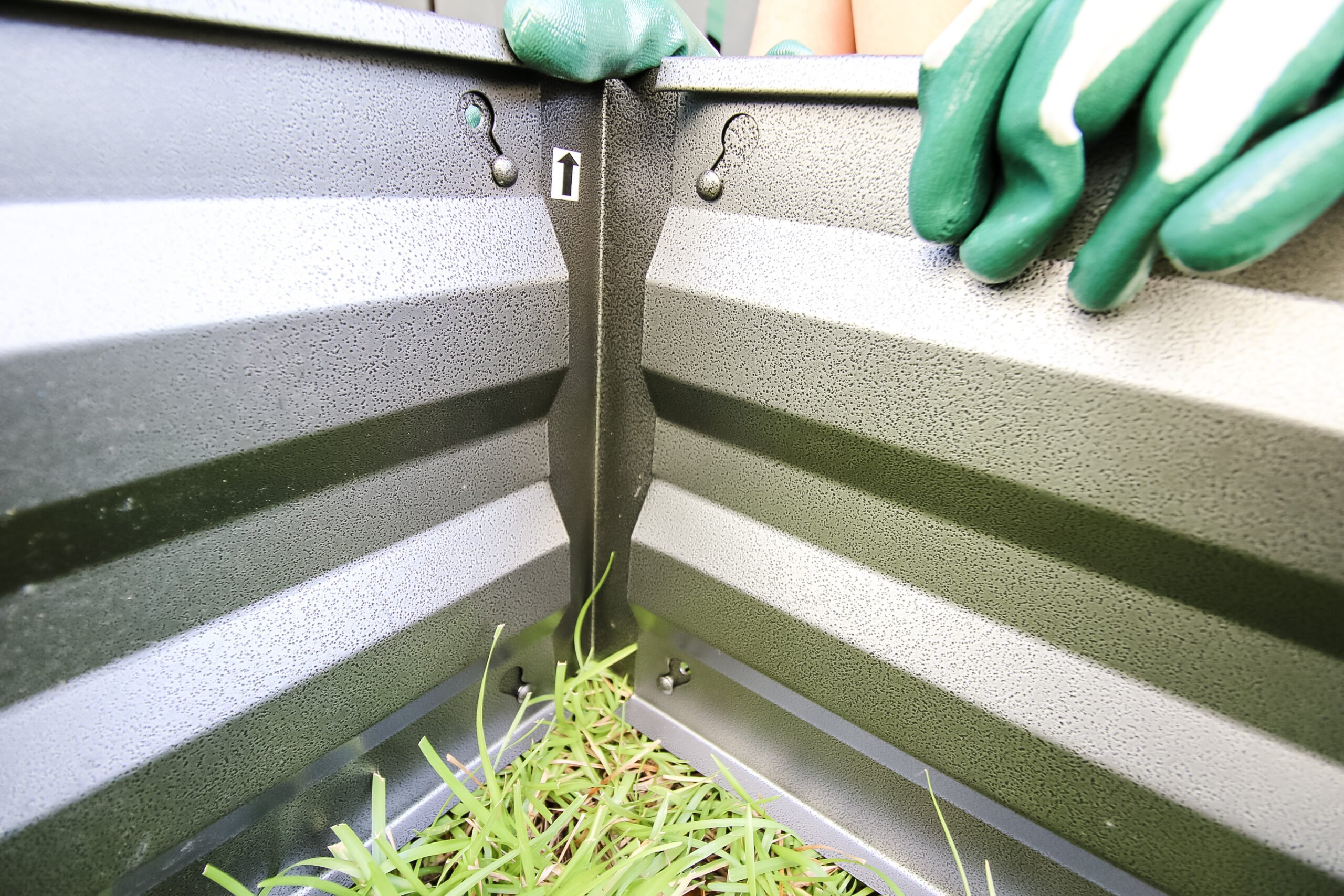 Adding second panel of garden bed