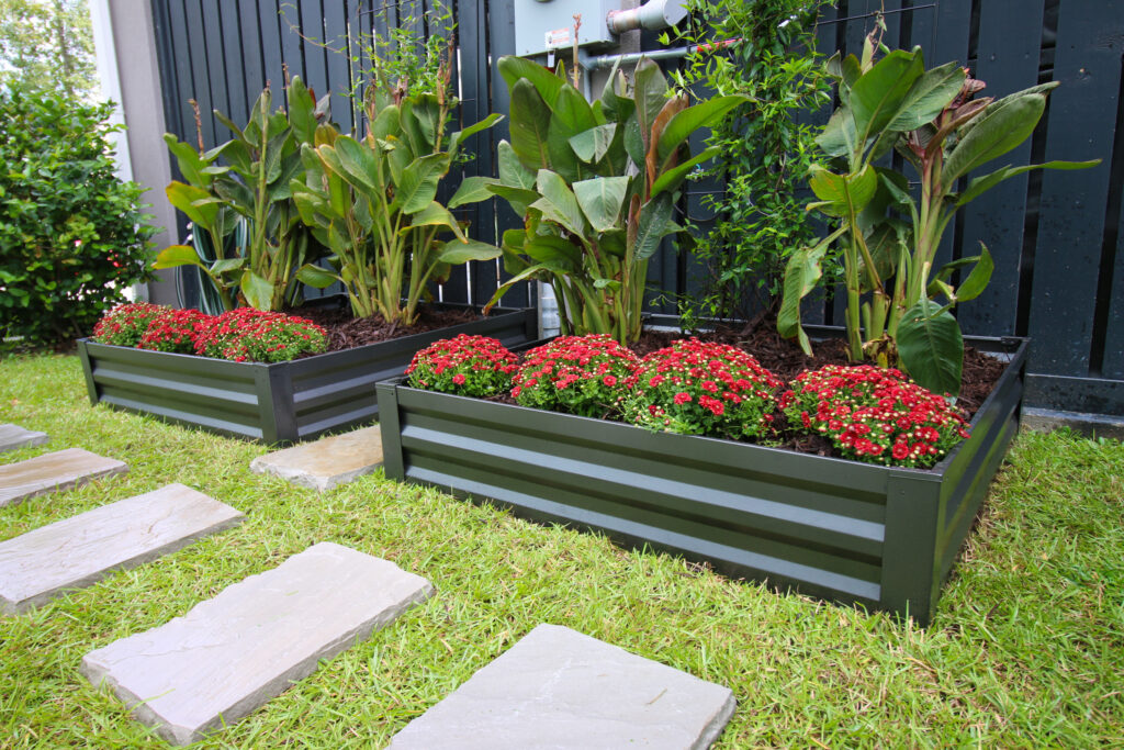 Completed raised garden beds in one afternoon