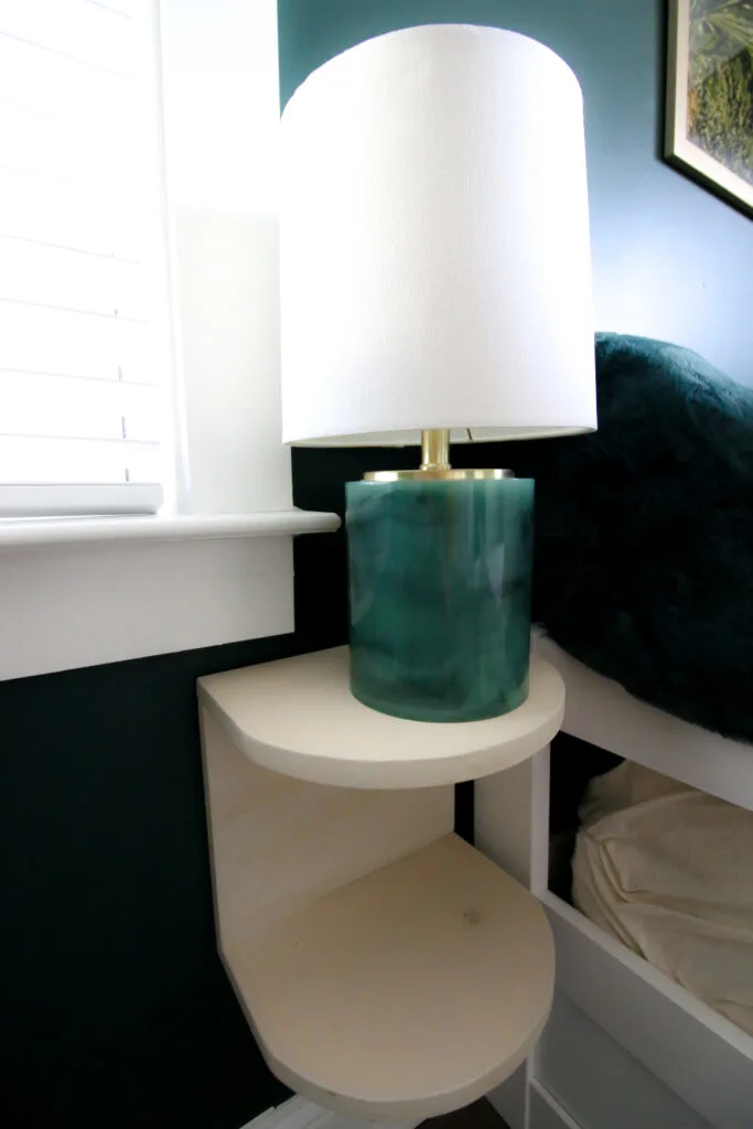 floating arched nightstand