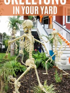 HOW TO POSE SKELETONS IN YOUR YARD