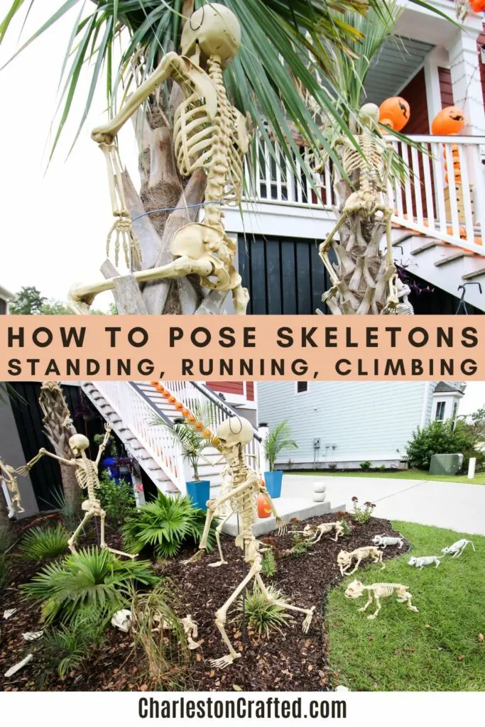 HOW TO POSE SKELETONS STANDING, RUNNING, CLIMBING