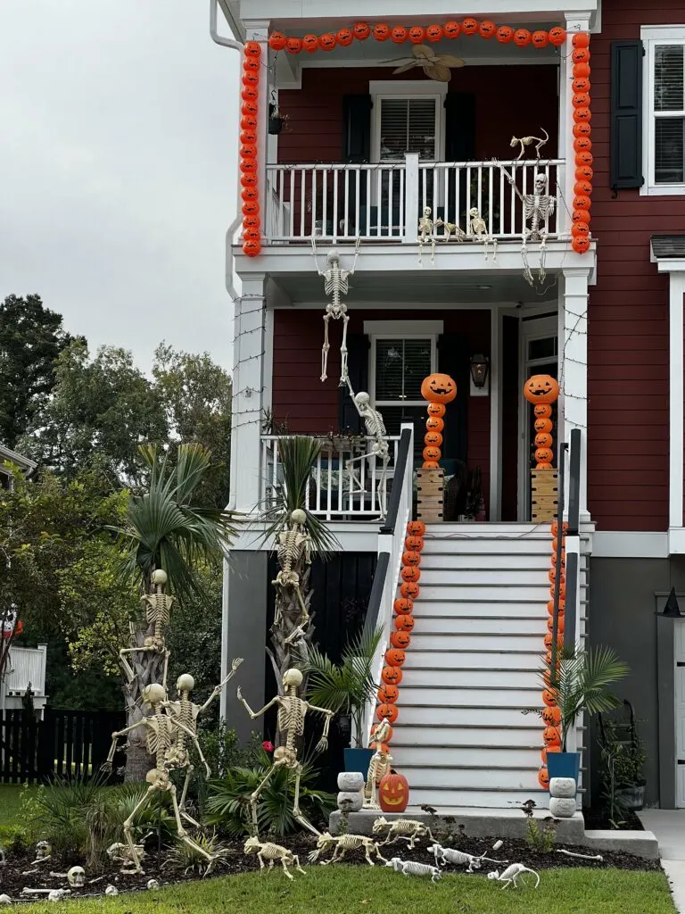 halloween front porch