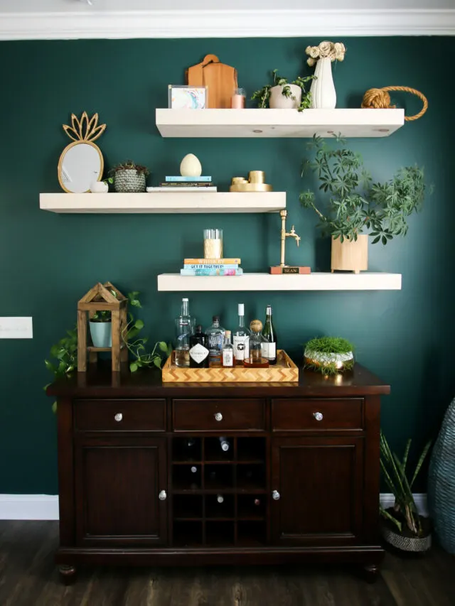 How to build simple DIY floating shelves - Charleston Crafted