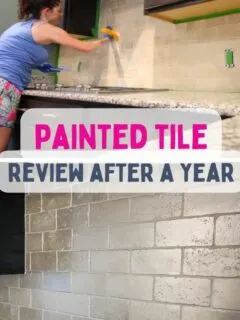 painted tile review a year after doing it