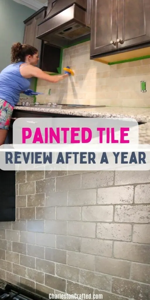 painted tile review a year after doing it