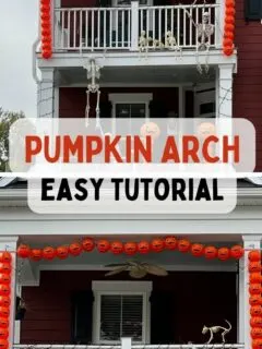 pumpkin arch easy tutorial