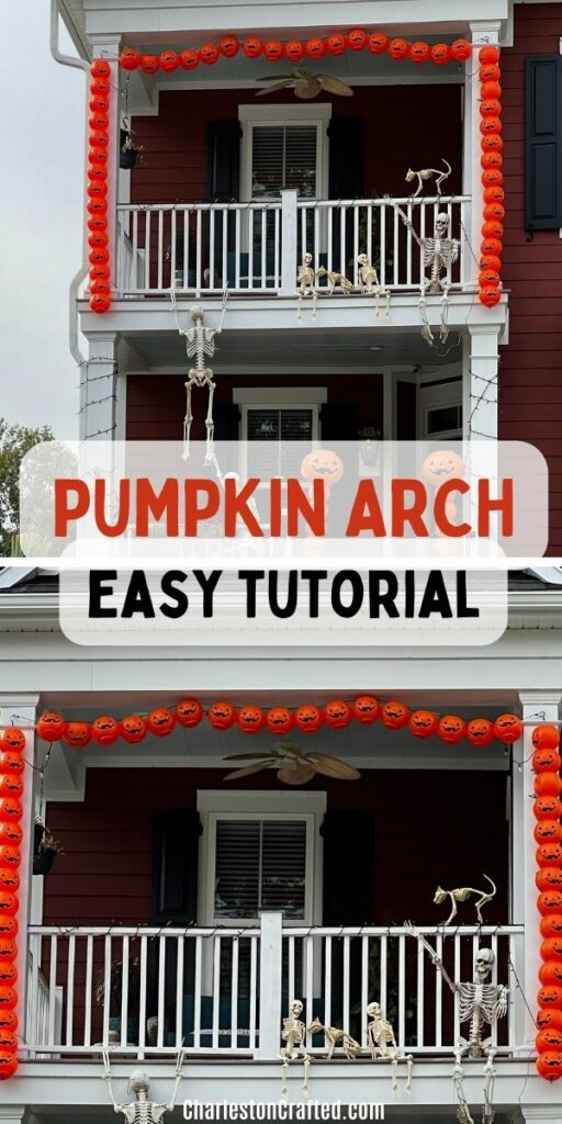 pumpkin arch easy tutorial