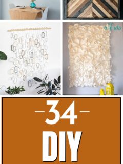 34 DIY large wall decor ideas