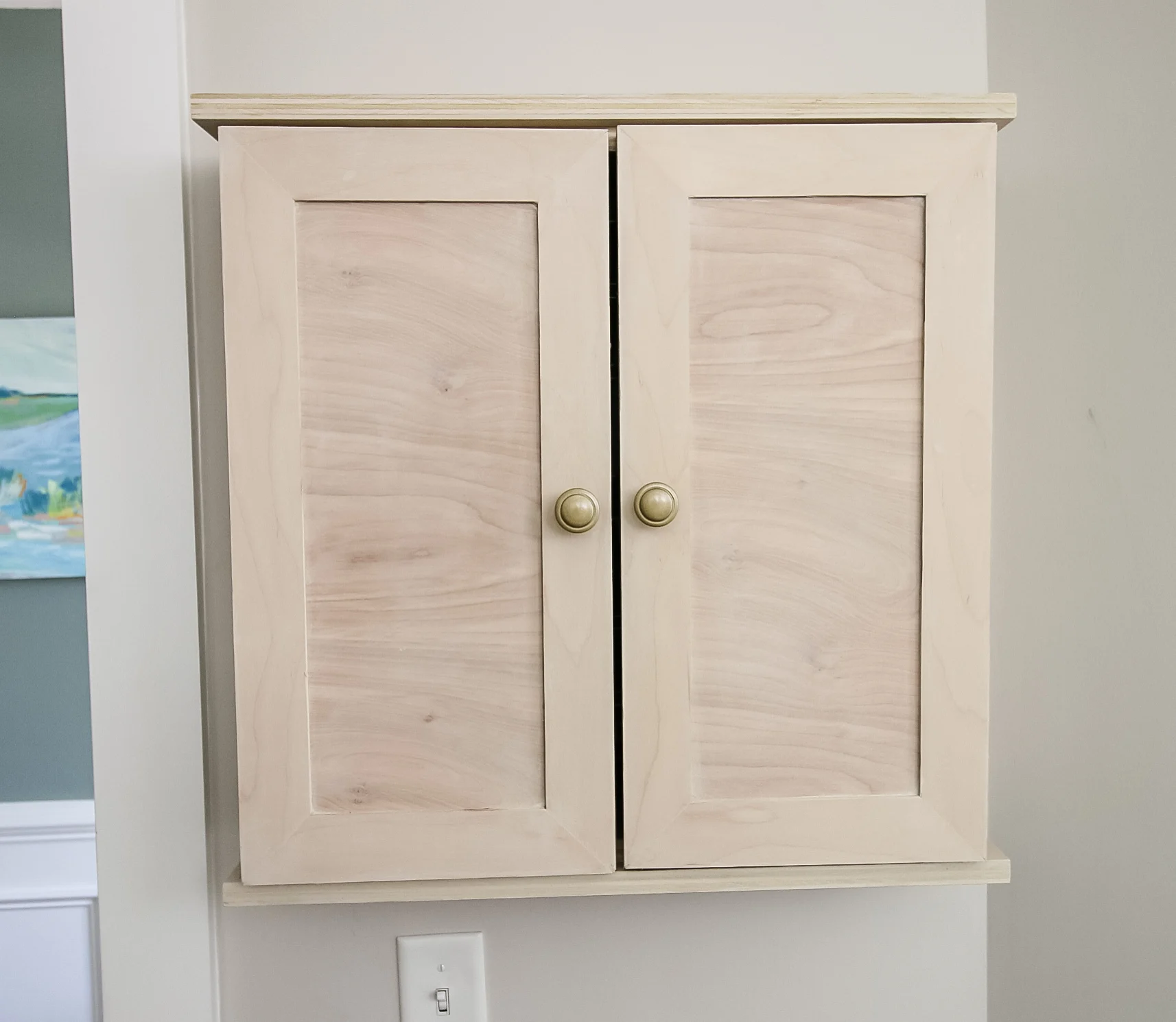 DIY dartboard cabinet closed