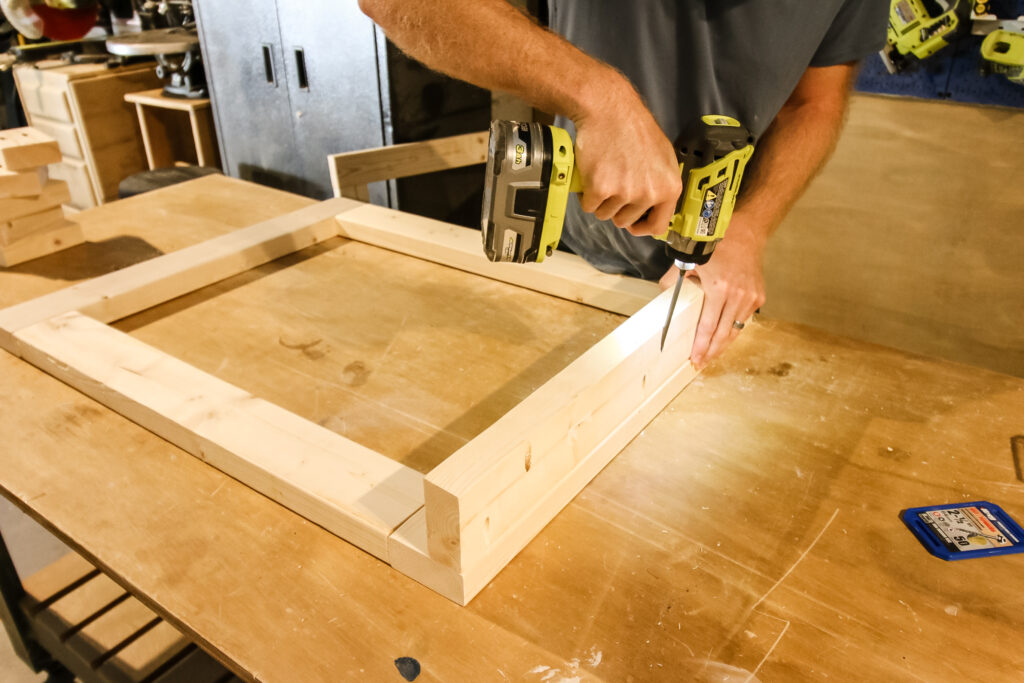 Attaching base to DIY yard tool organizer