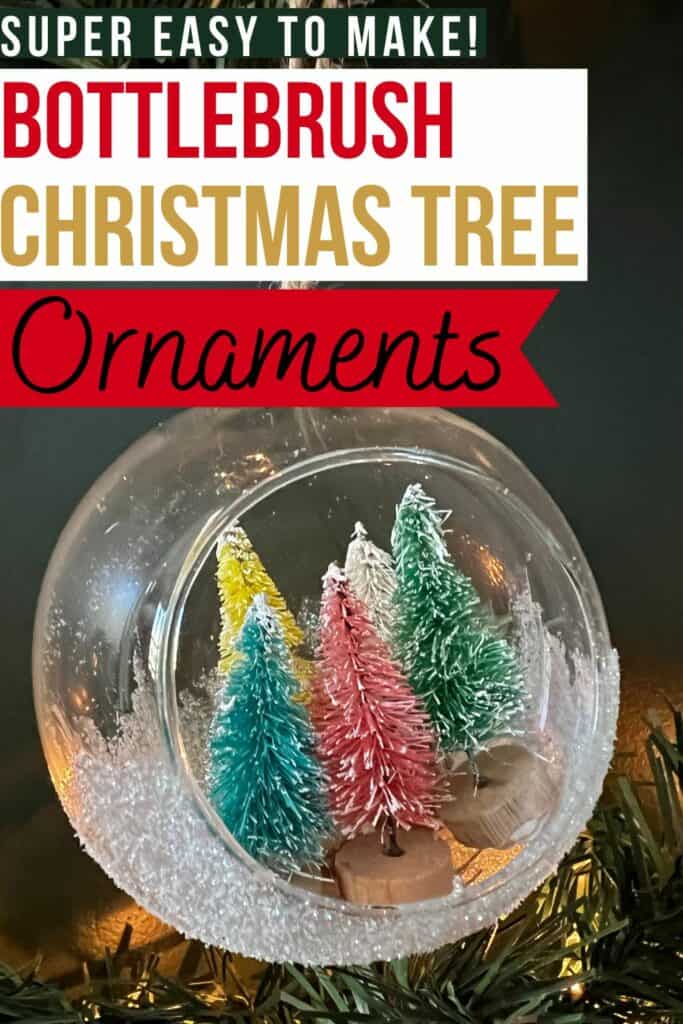 bottlebrush christmas tree ornaments