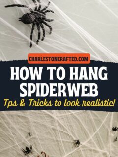 how to hang spiderweb tips and tricks to look realistic