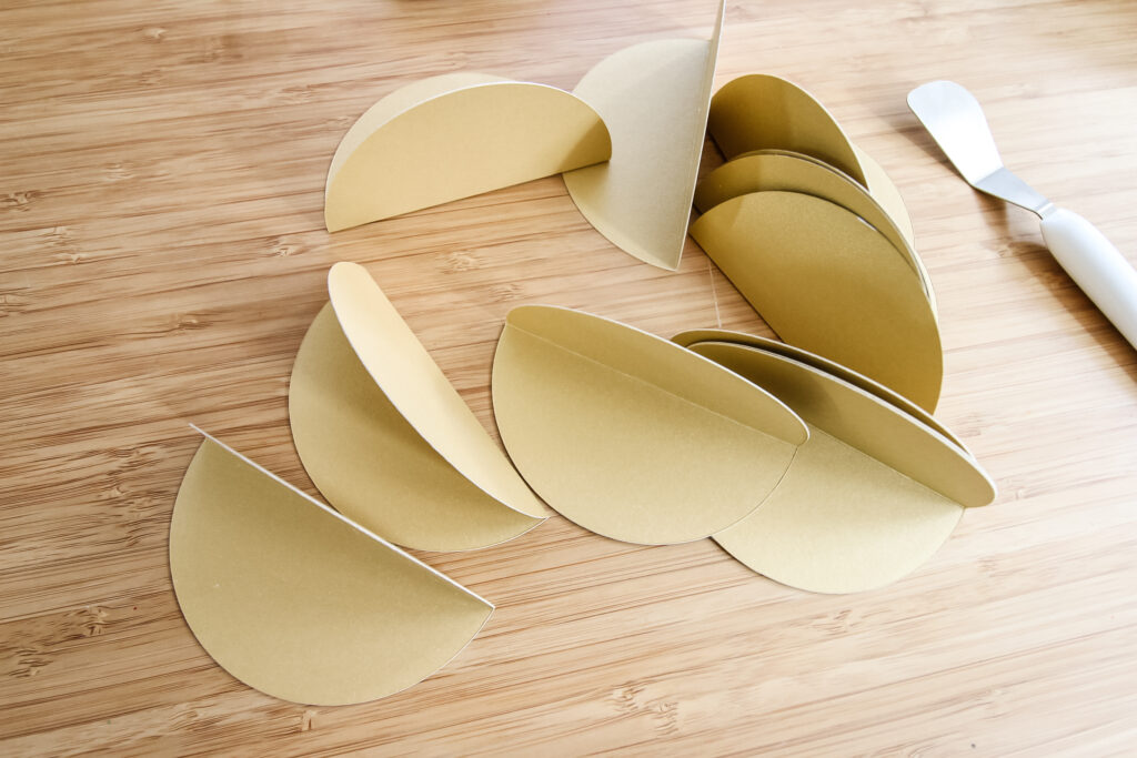 circles cut out of paper