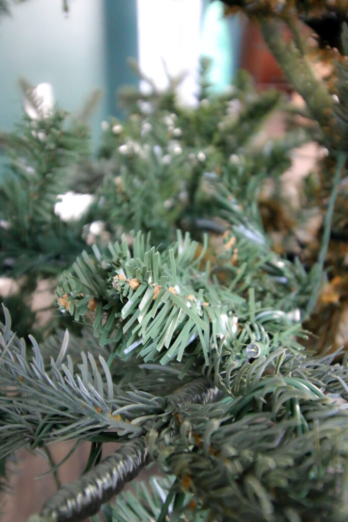 artificial christmas tree branches