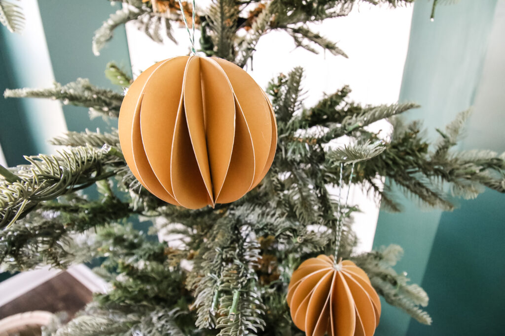 diy paper ornament balls