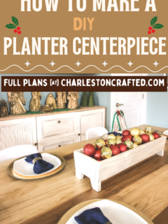 DIY tabletop planter centerpiece - Charleston Crafted