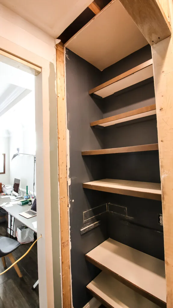 Old pantry after removing wall