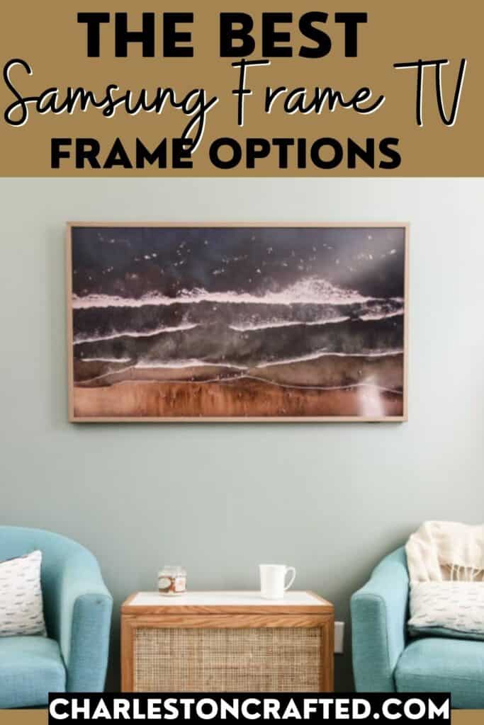 samsung frame tv frame options