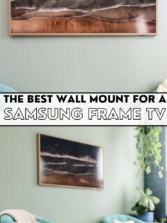 the best wall mount for a samsung frame tv