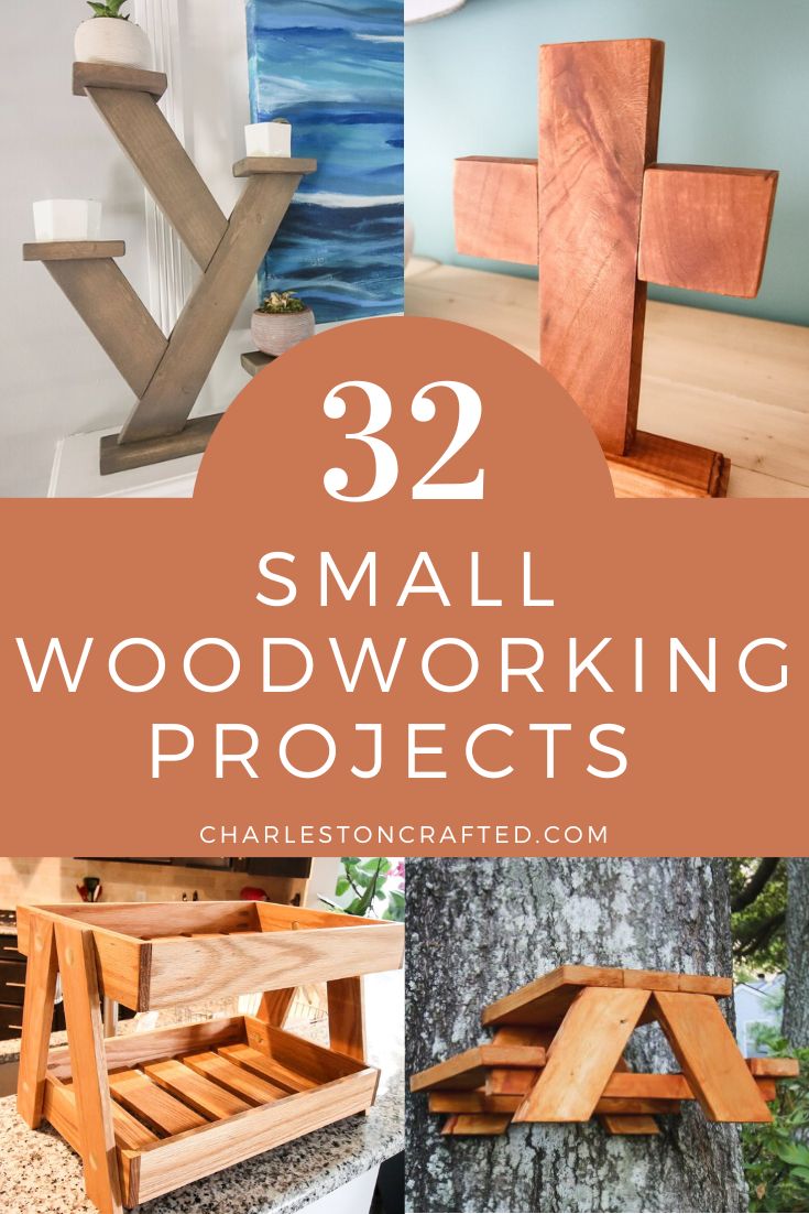 32 easy & small woodworking projects
