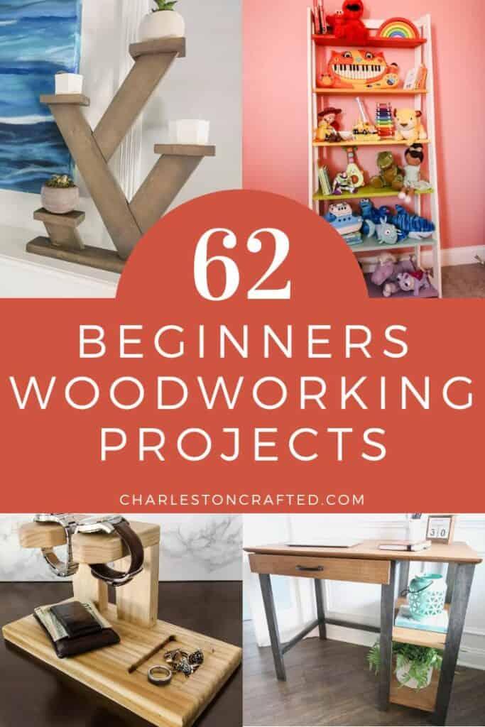 62 easy beginning woodworking projects