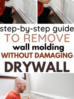 How to remove molding without damaging drywall - Charleston Crafted