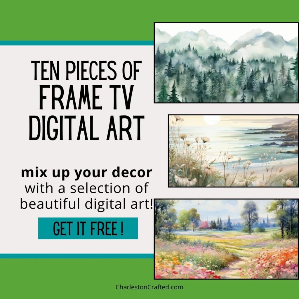 Frame TV art mock up