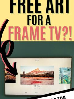 How to get free art on frame tv