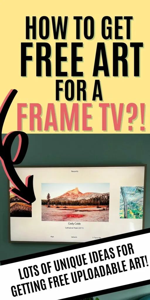 How to get free art on frame tv