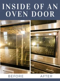 How to clean the inside glass of an oven door - Charleston Crafted