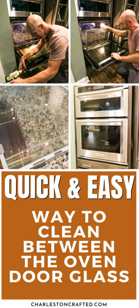 How to clean the inside glass of an oven door - Charleston Crafted