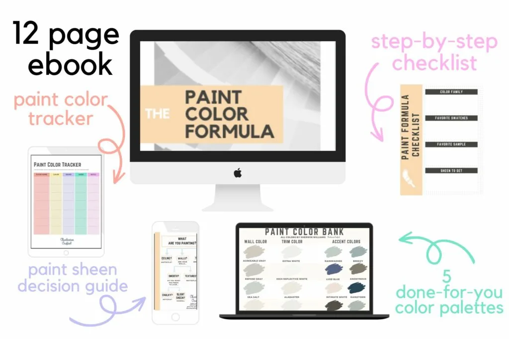 Paint Color Formula Mockups