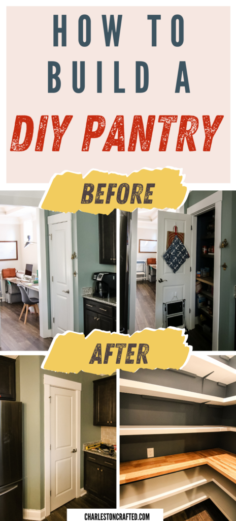 How to build a pantry - Charleston Crafted