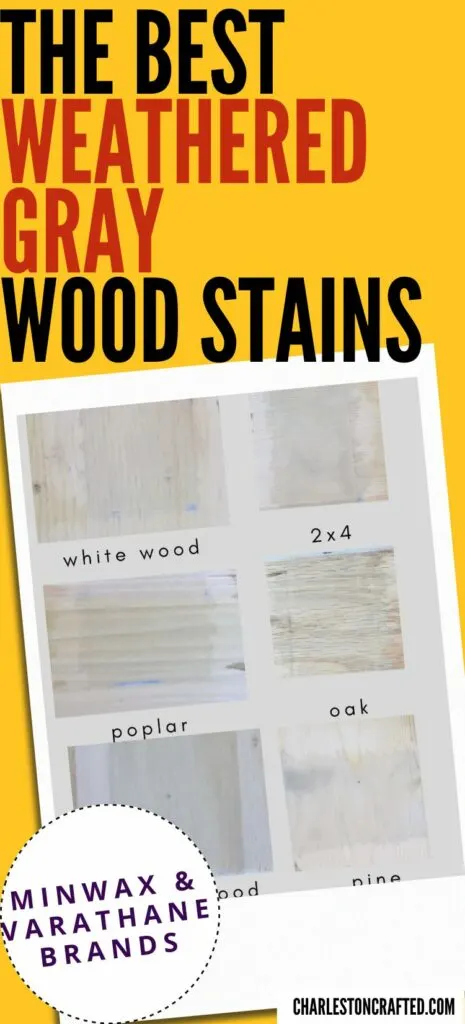 the best weathered gray wood stains