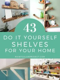 43 diy shelves for your home