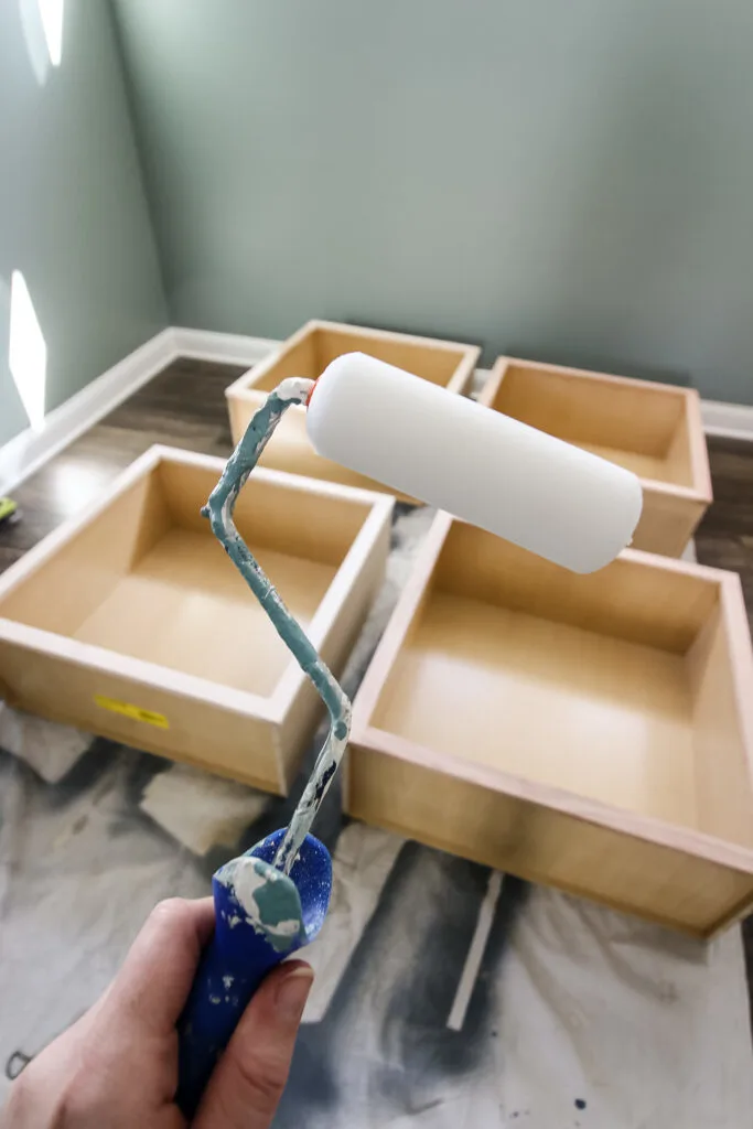 mini foam roller for cabinets