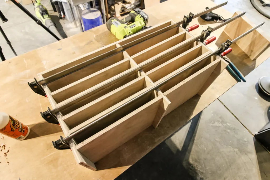 Clamping diy paper organizer