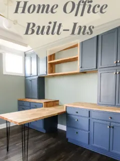 DIY home office built-ins - Charleston Crafted