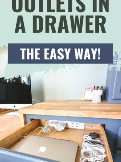 How to install outlets in drawers - Charleston Crafted