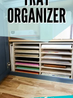 DIY paper tray organizer - Charleston Crafted