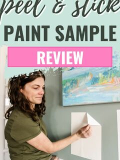 samplize peel and stick paint sample review
