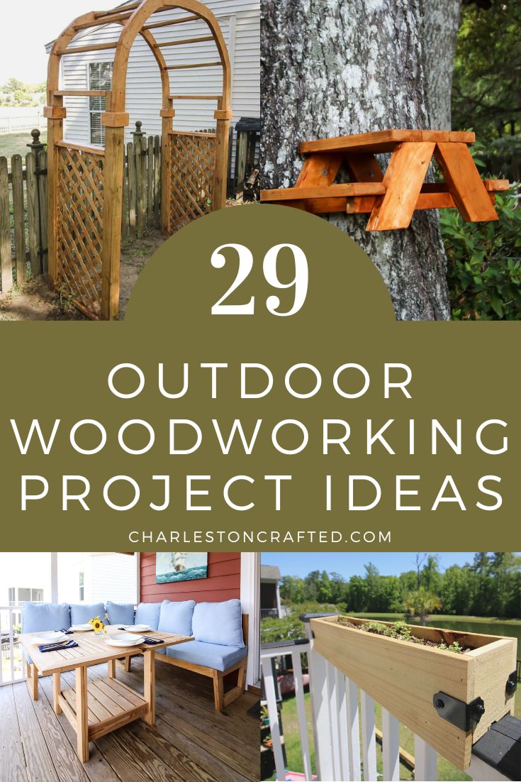 29 outdoor woodworking project ideas