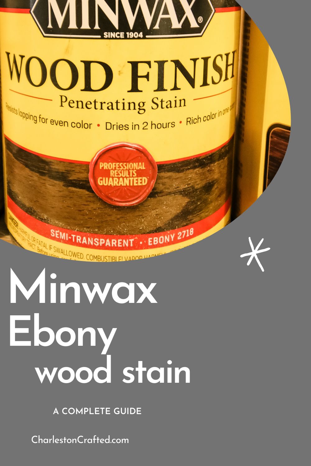 Minwax Ebony - wood stain color review