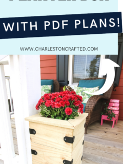 Simple DIY planter box - Charleston Crafted