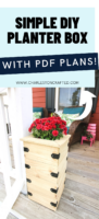How to build a simple DIY planter box