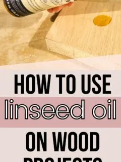 how to use linseed oil on wood projects