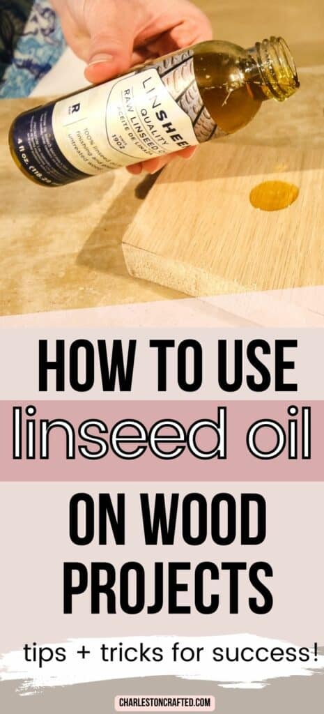 how to use linseed oil on wood projects