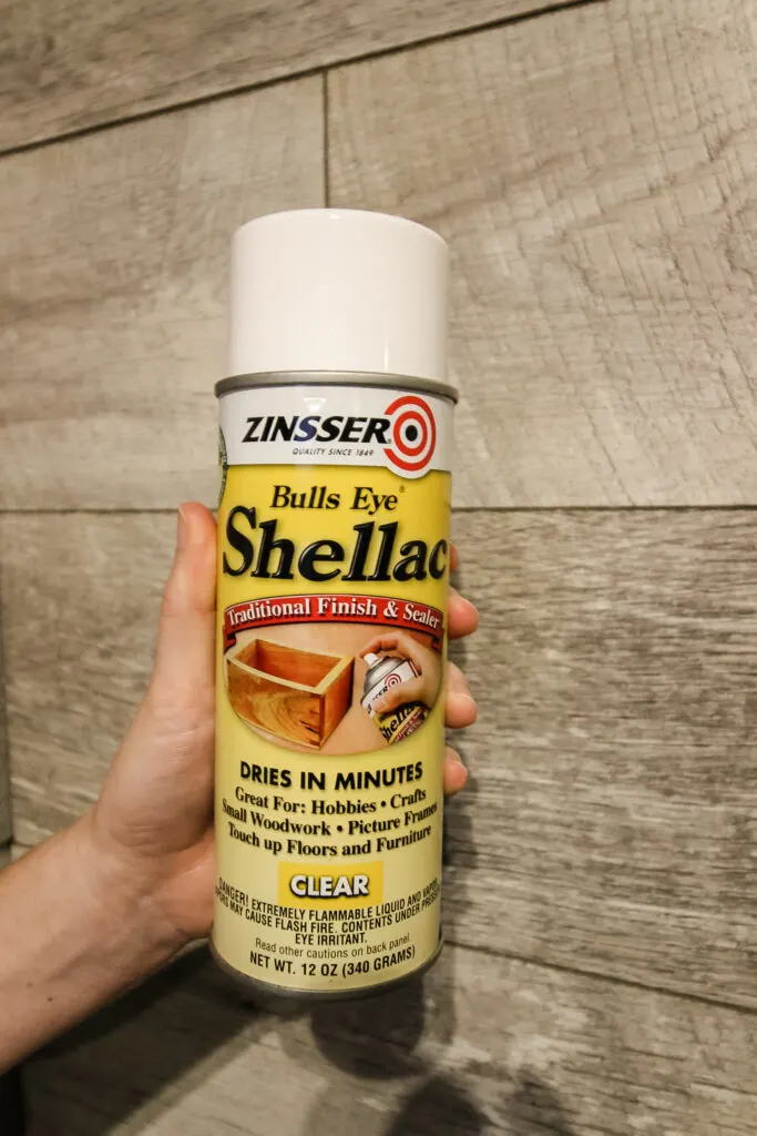 zinsser spray shellac